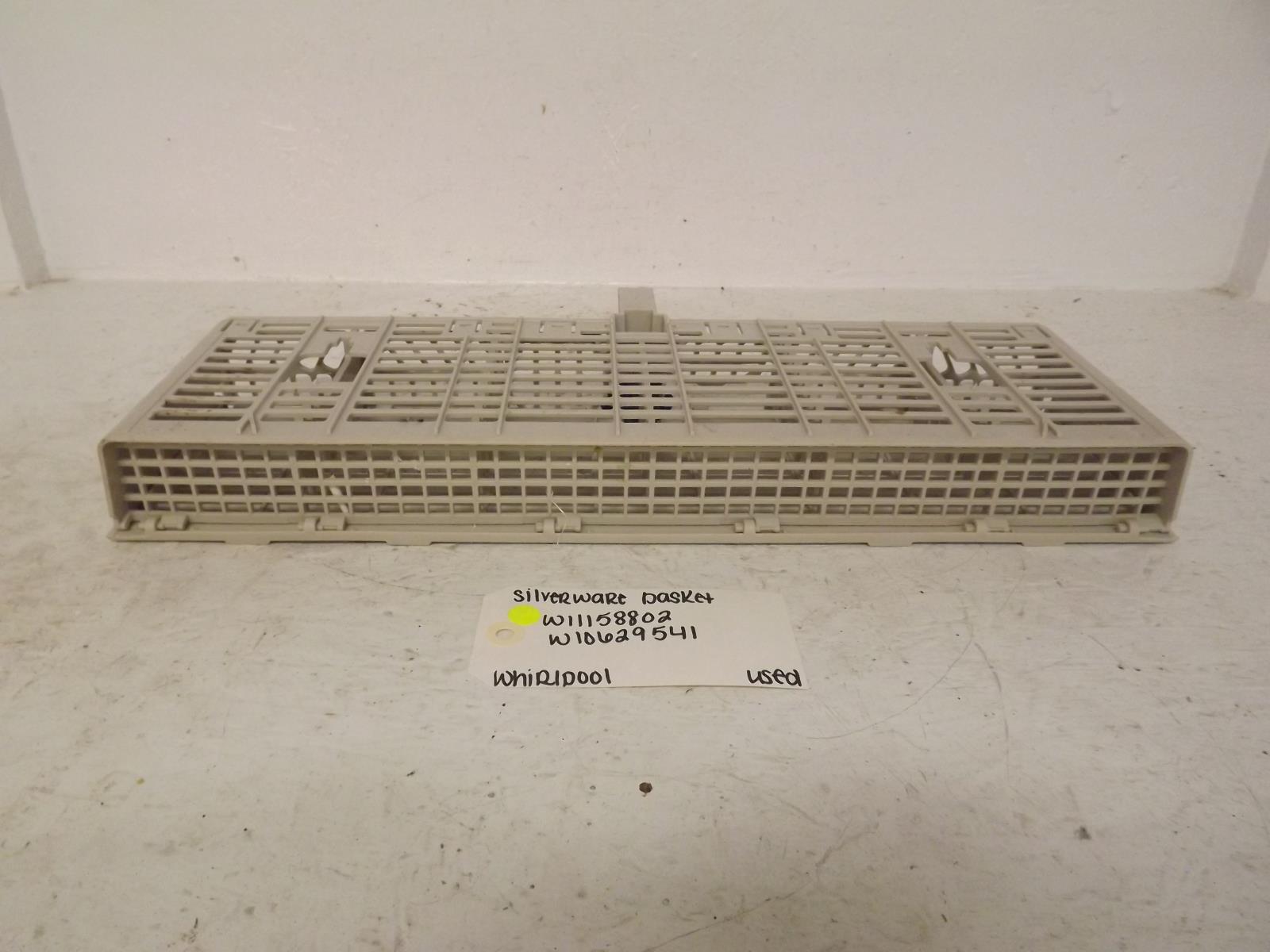 Whirlpool Dishwasher W11158802 W10629541 Silverware Basket Used Whirlpool Dishwasher W11158802 W10629541 Silverware Basket Used